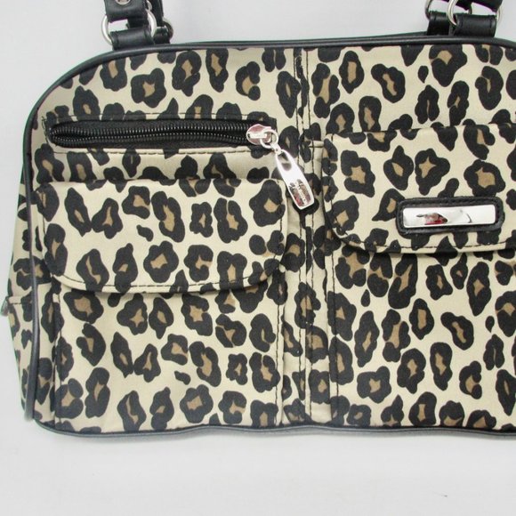 Collection Leopard Style Handbag with Double Handles - Picture 3 of 8